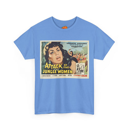 Attack of the Jungle Women Movie Poster T-Shirt