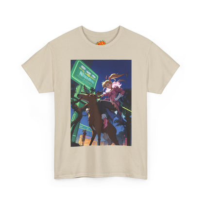 Anime Girl Deer Rider T-Shirt
