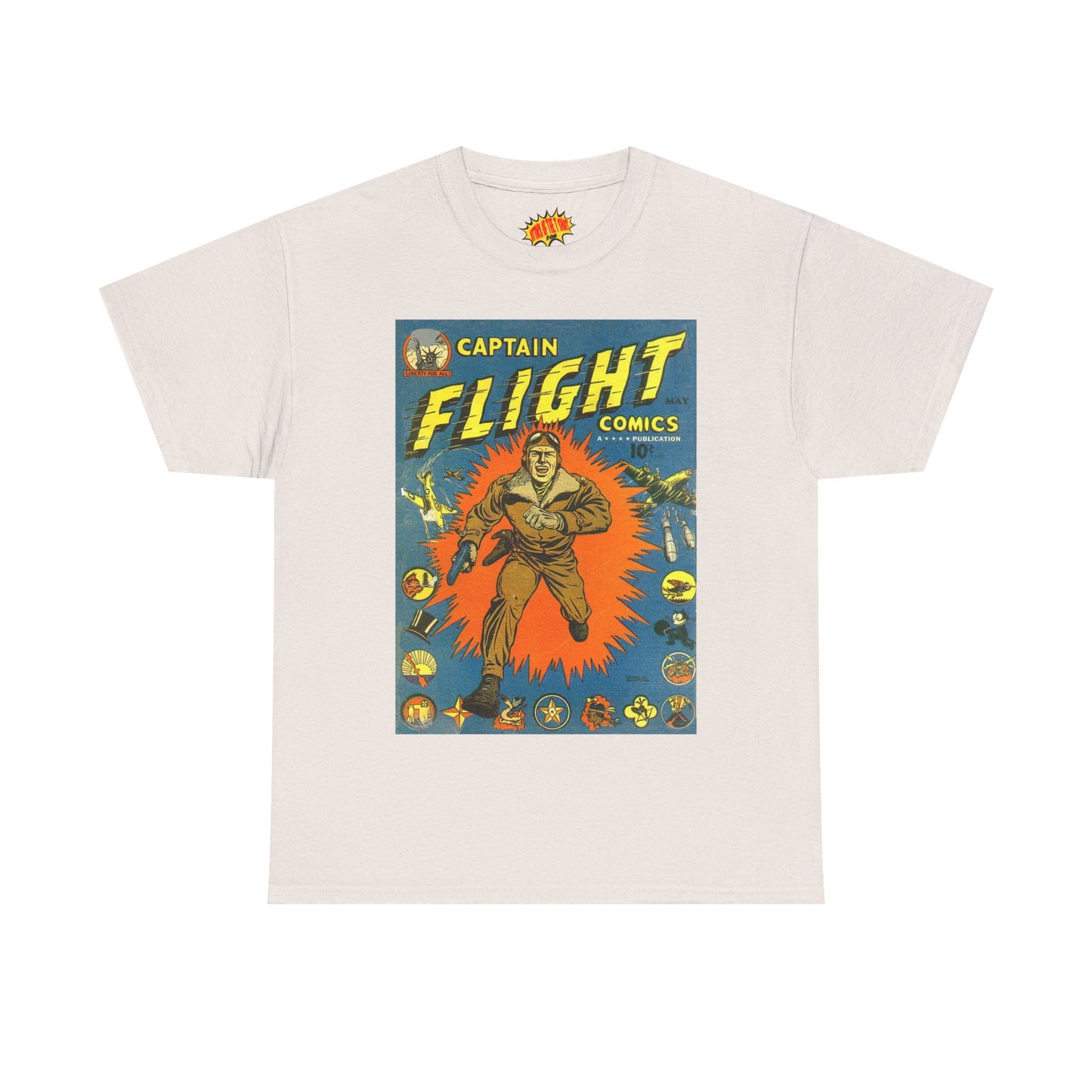 Captain Flight May Comic Tee Shirt *Multiple Colors*