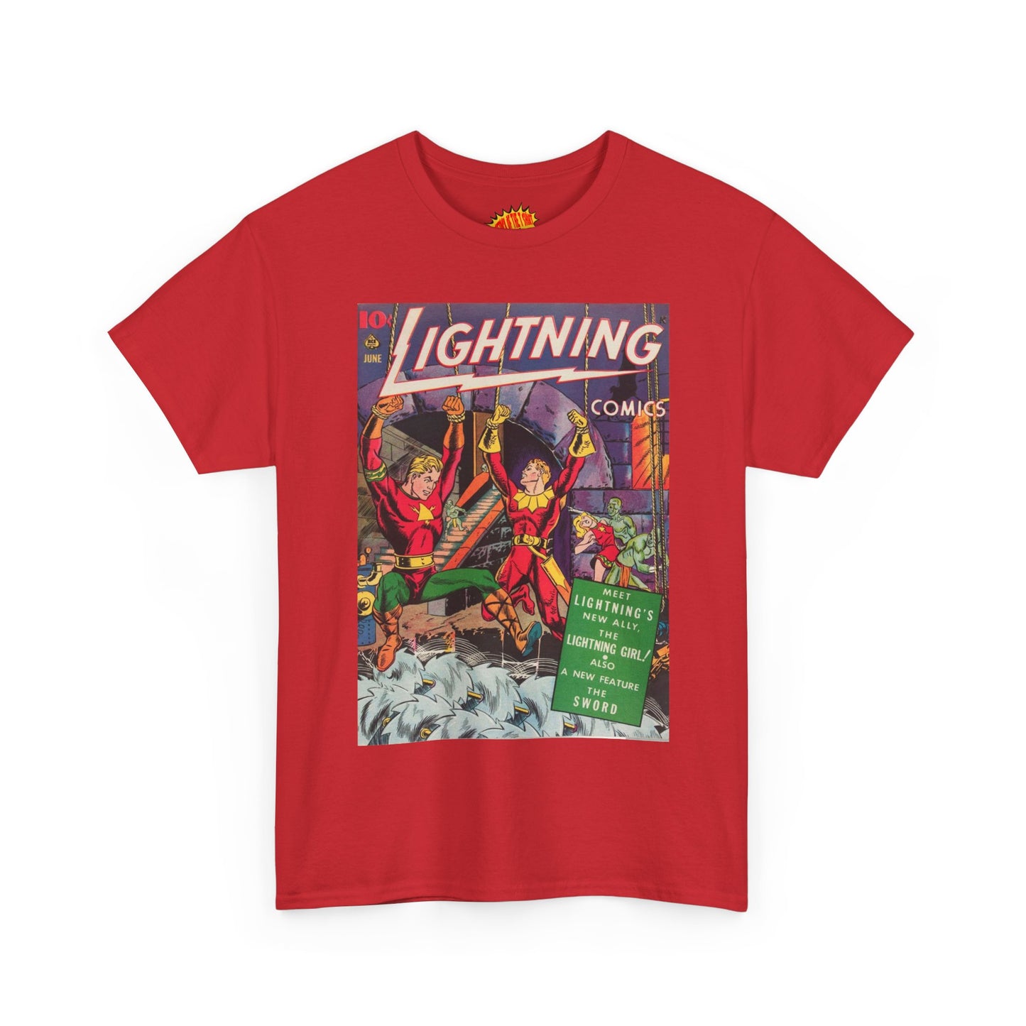 Lightning Comics June Comic Tee Shirt *Multiple Colors*