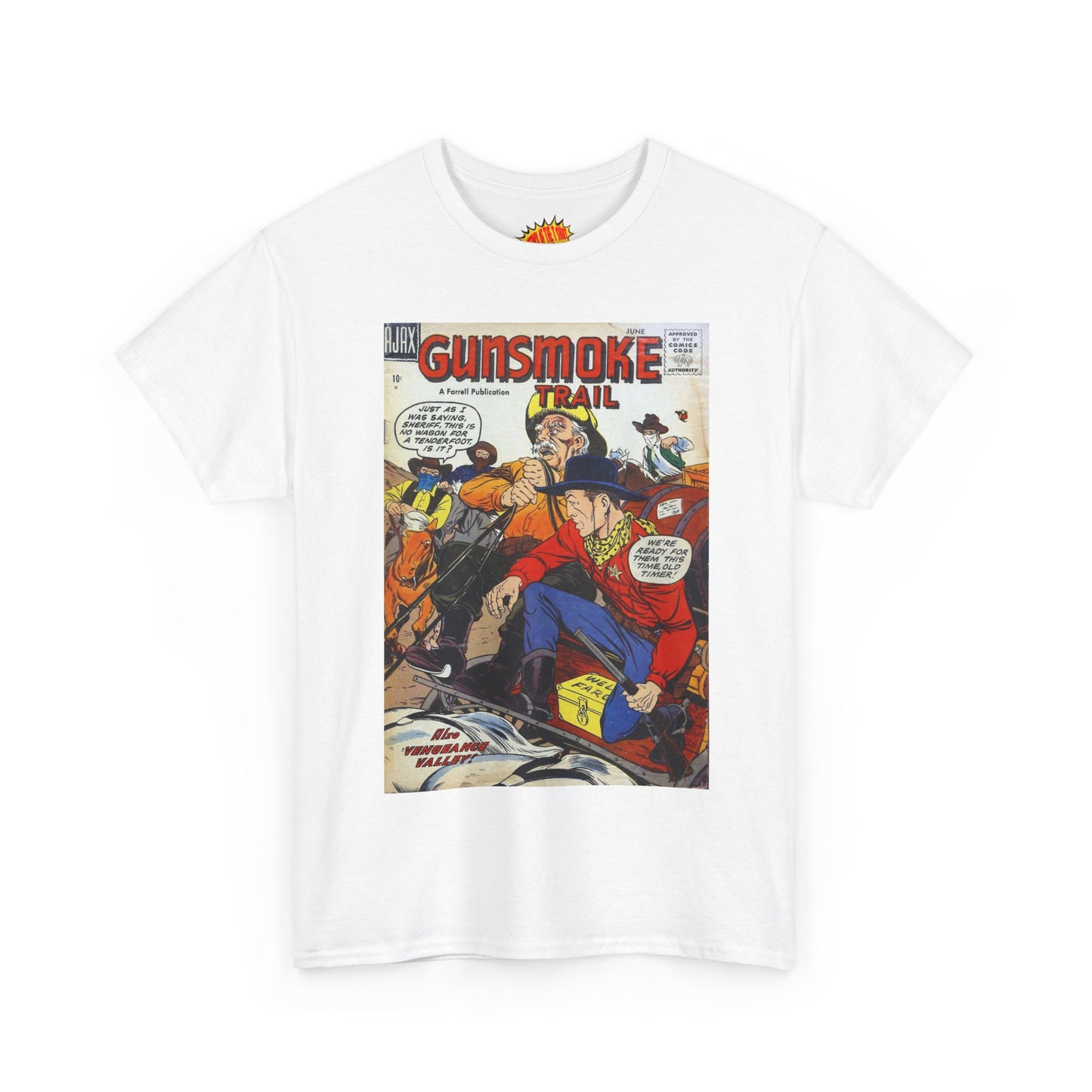 Gunsmoke Trail June Comic Tee Shirt *Multiple Colors*