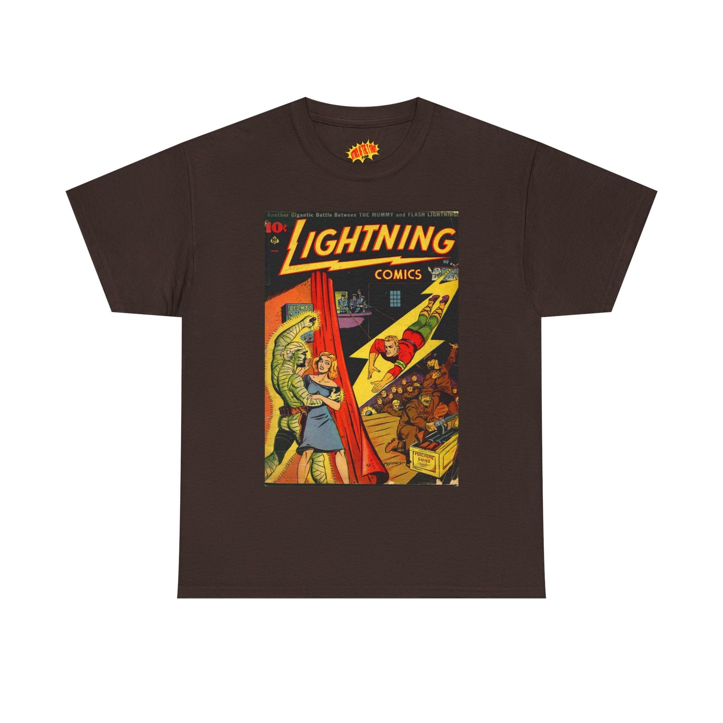Lightning Comics April Comic Tee Shirt *Multiple Colors*