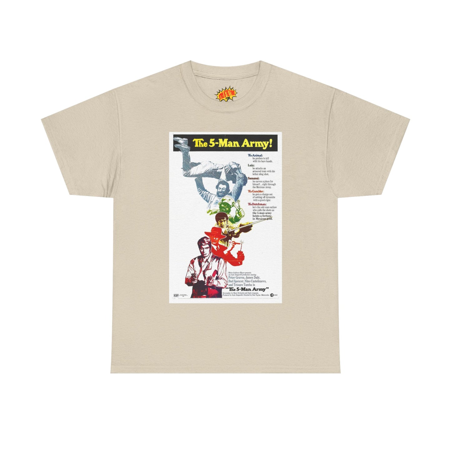 The 5 Man Army Movie Poster T-Shirt *Multiple Colors*