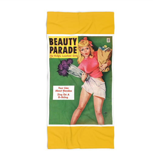 Beauty Parade Beach Towel Yellow