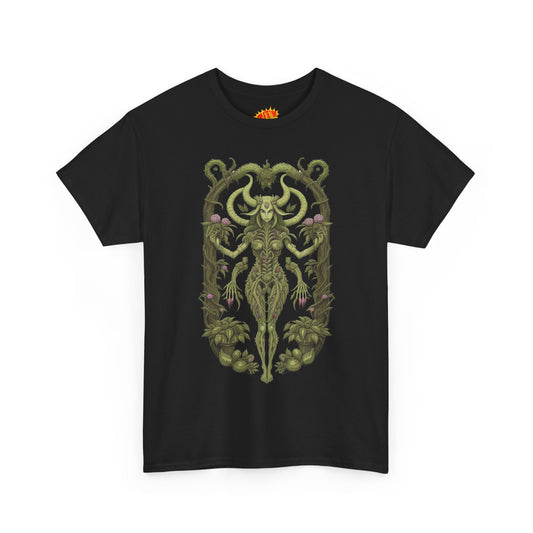 Dryad Flower Succubus Heavy Cotton Forest Dweller Tee Shirt *Multiple Colors*