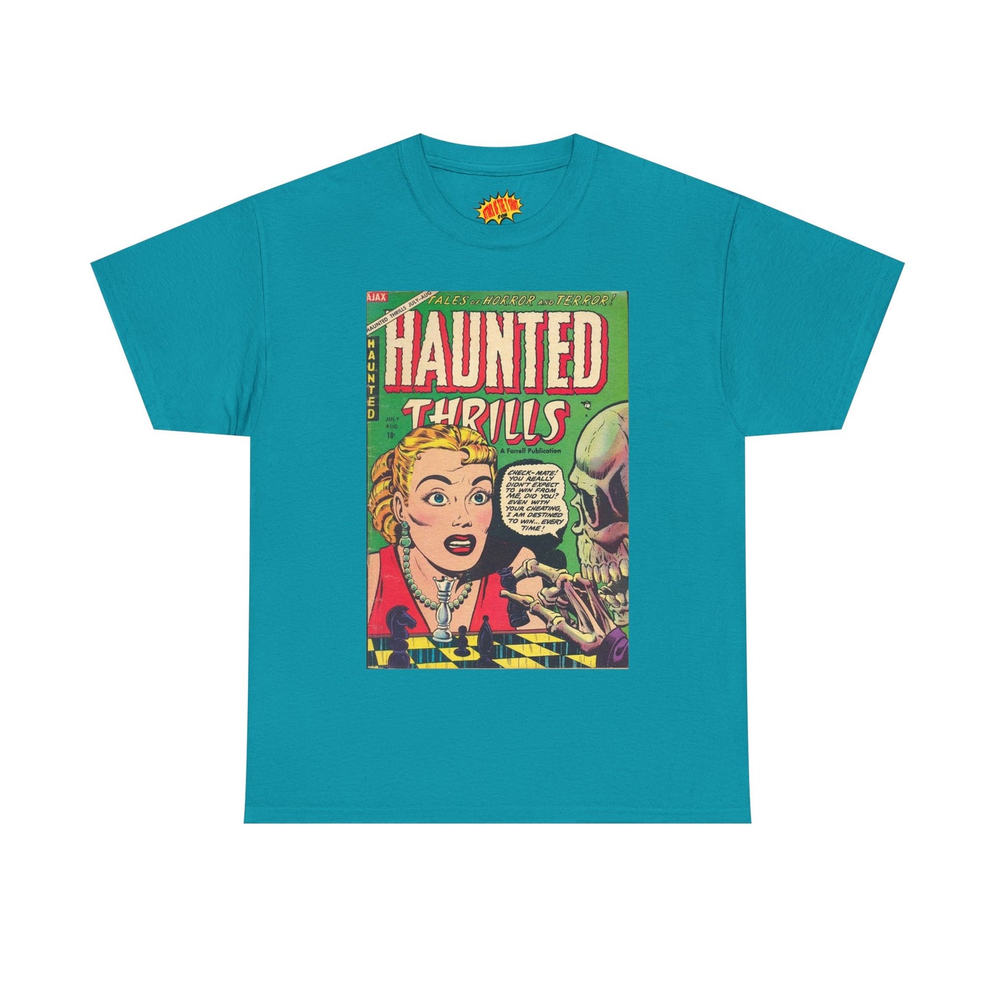 Haunted Thrills July - August Comic Tee Shirt *Multiple Colors*