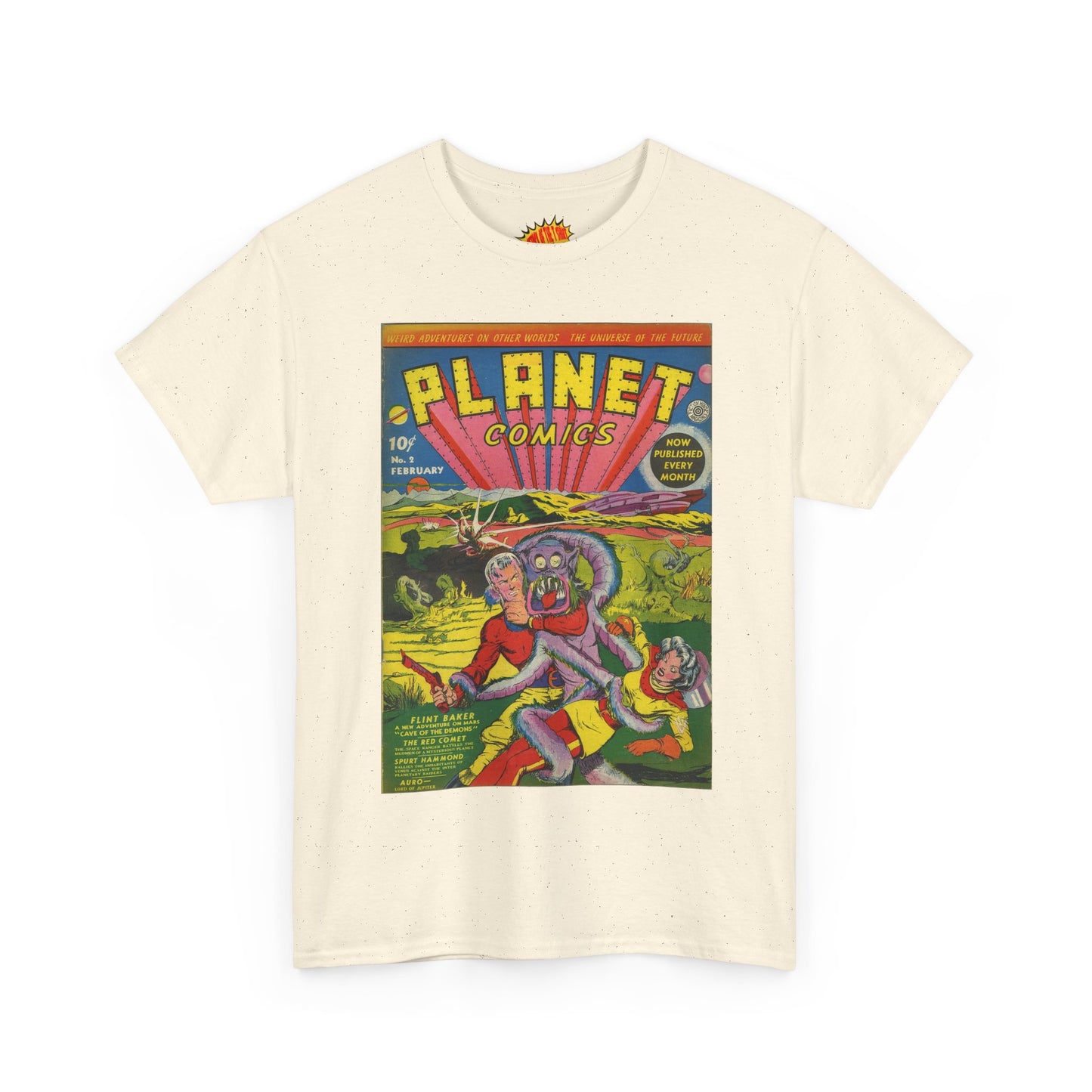 Planet Comics #2 - Heavy Cotton Tee *Light Colors*