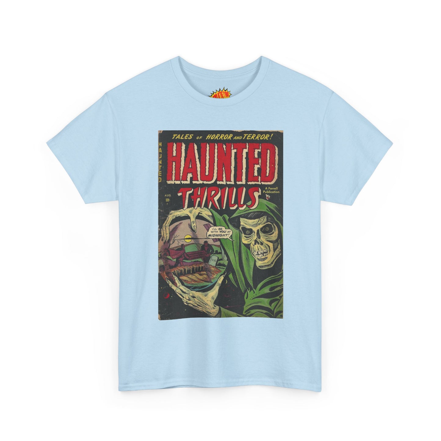 Haunted Thrills August Comic Tee Shirt *Multiple Colors*