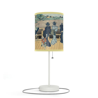 The Sazai Hall by Hokusai Japanese Lamp