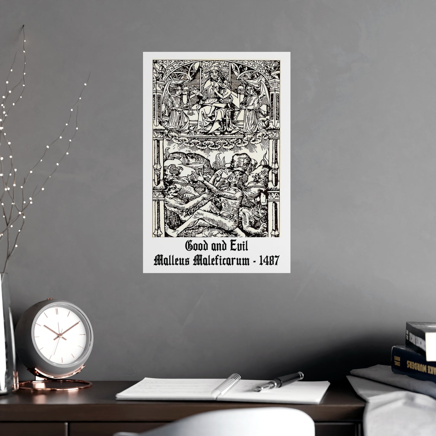 Good and Evil - Malleus Maleficarum, 1487 - Many Sizes Available
