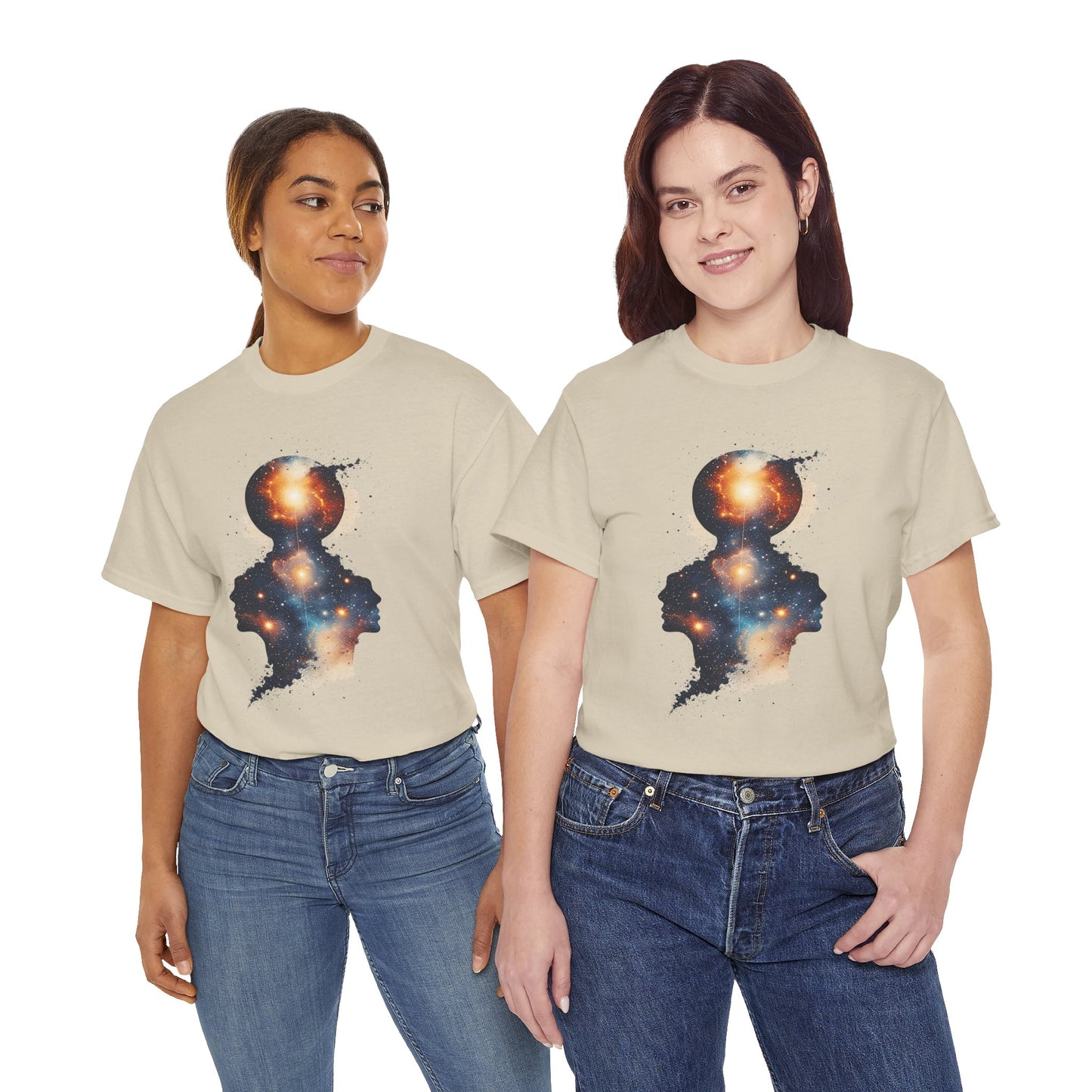 Multiple Galaxy Nebula Art Graphic Tee Shirt *Multiple Colors*