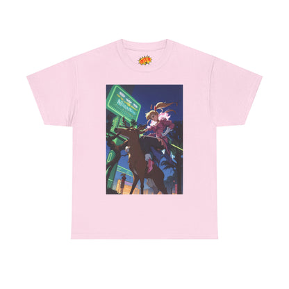 Anime Girl Deer Rider T-Shirt