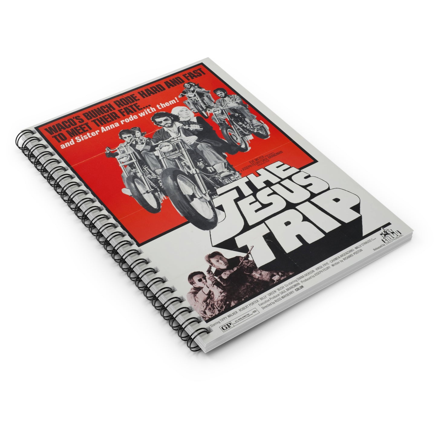 The Jesus Trip - Vintage Movie Poster Notebook