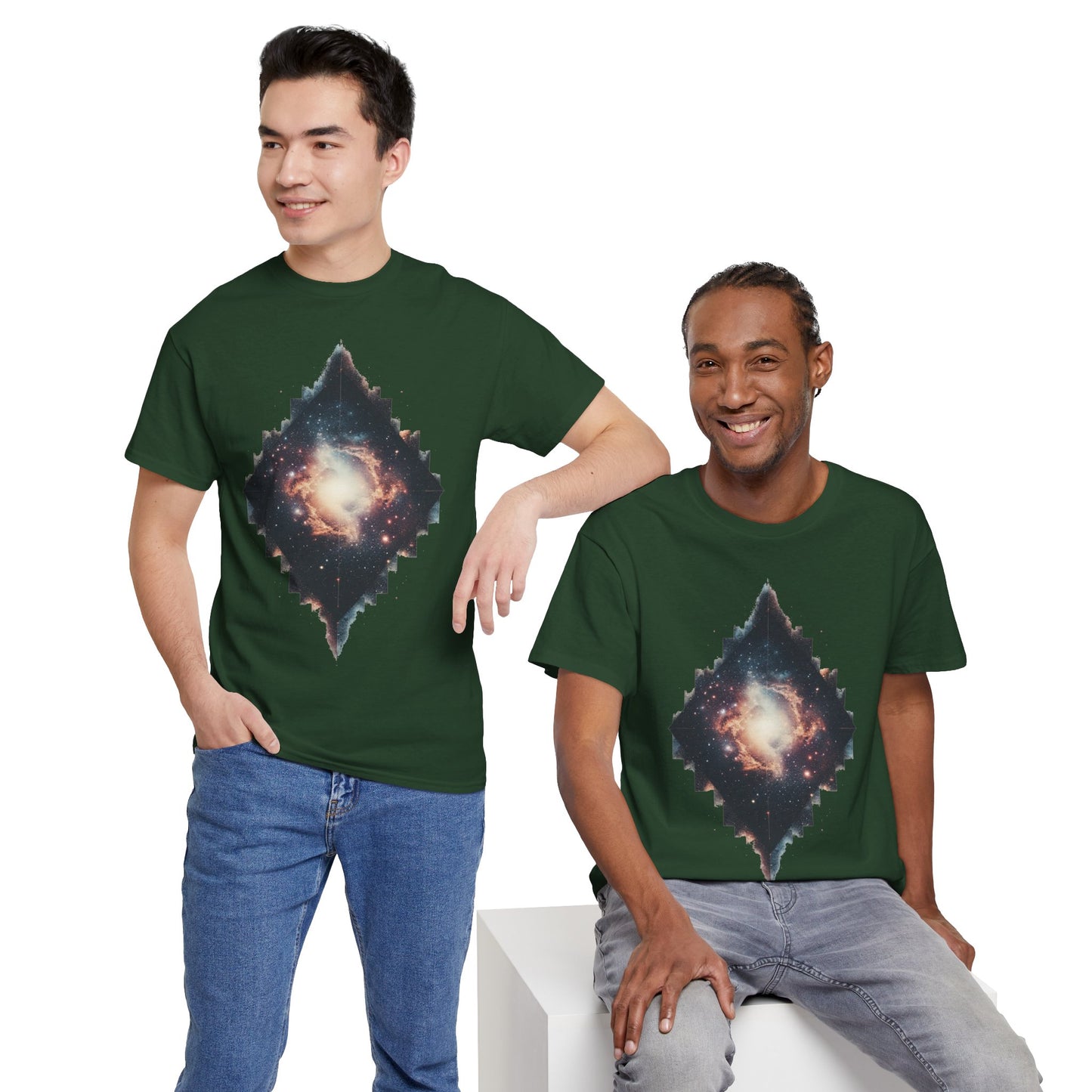 Diamond Nebula Graphic Space Art Tee Shirt *Multiple Colors*