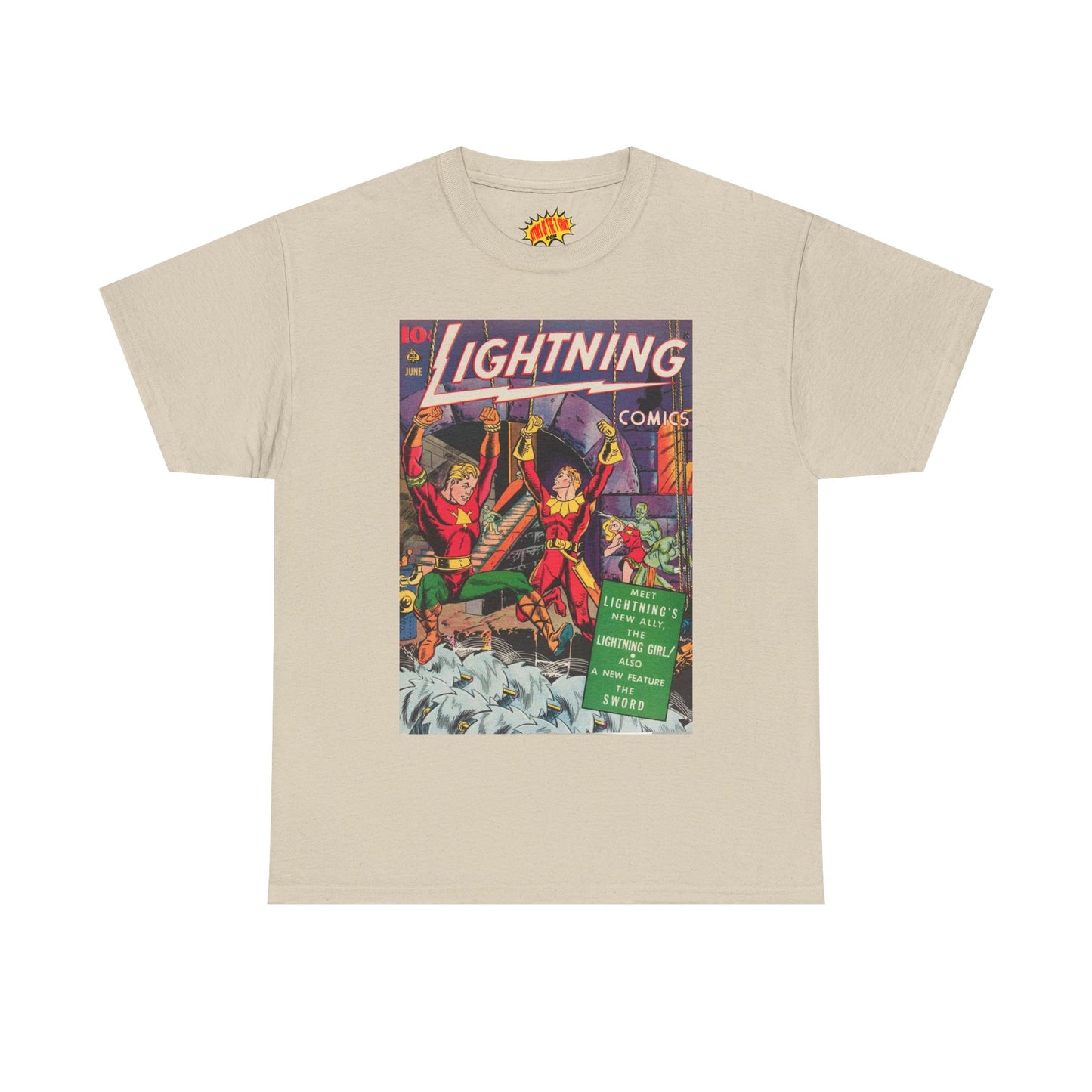 Lightning Comics June Comic Tee Shirt *Multiple Colors*