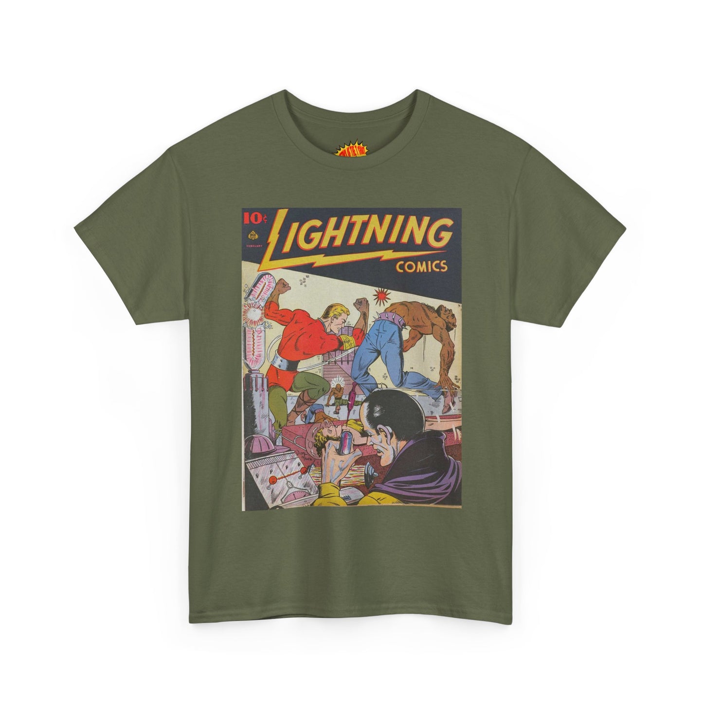 Lightning Comics February Comic Tee Shirt *Multiple Colors*