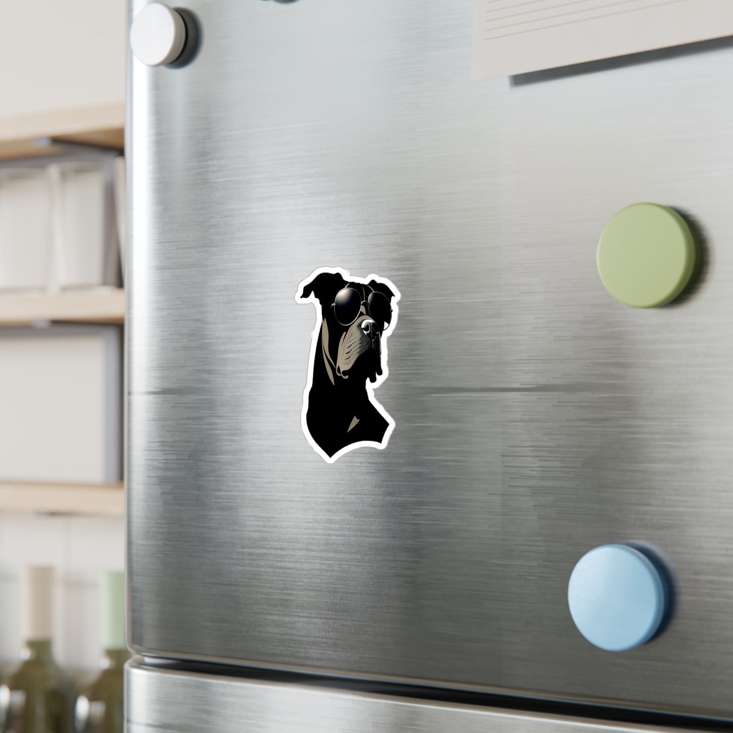 Dog with Sunglasses Durable Vinyl Decal Sticker