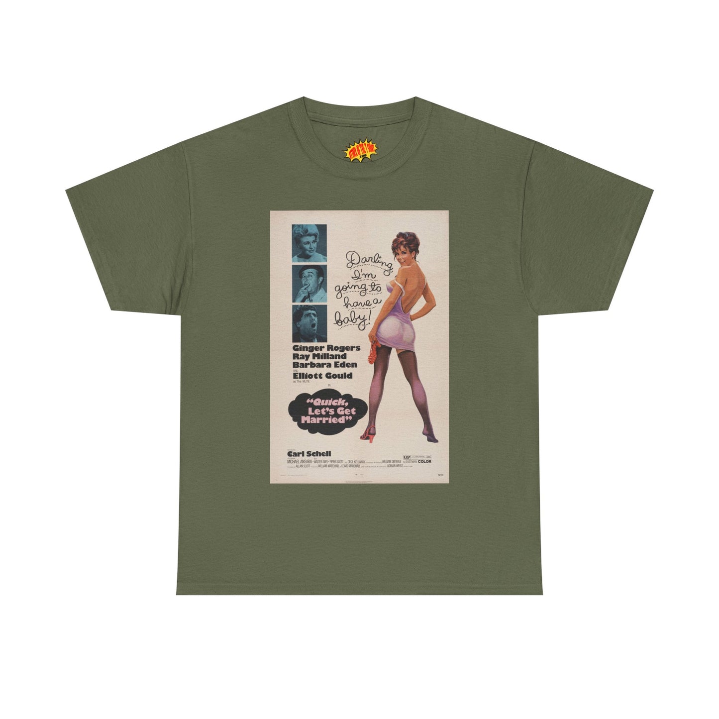 Quick, Let's Get Married Movie Poster T-Shirt *Multiple Colors*