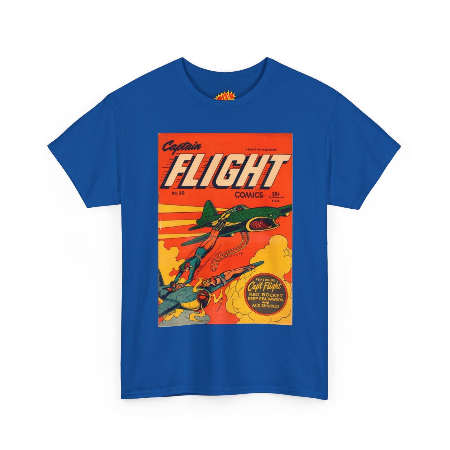 Captain Flight No. 10 Comic Tee Shirt *Multiple Colors*