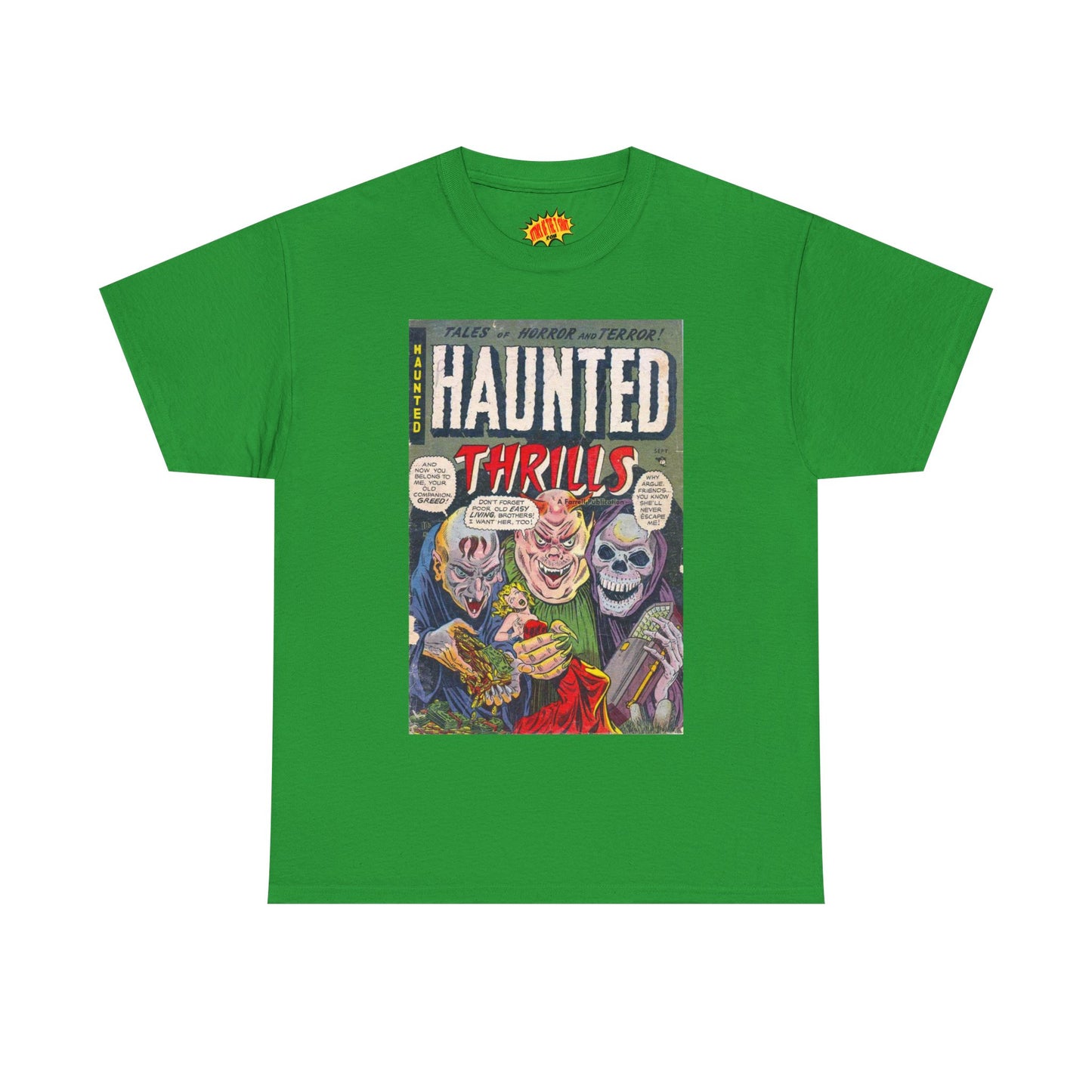Haunted Thrills September Comic Tee Shirt *Multiple Colors*
