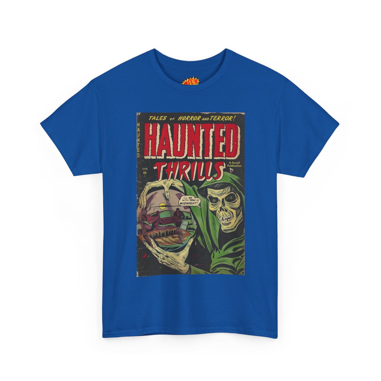 Haunted Thrills August Comic Tee Shirt *Multiple Colors*