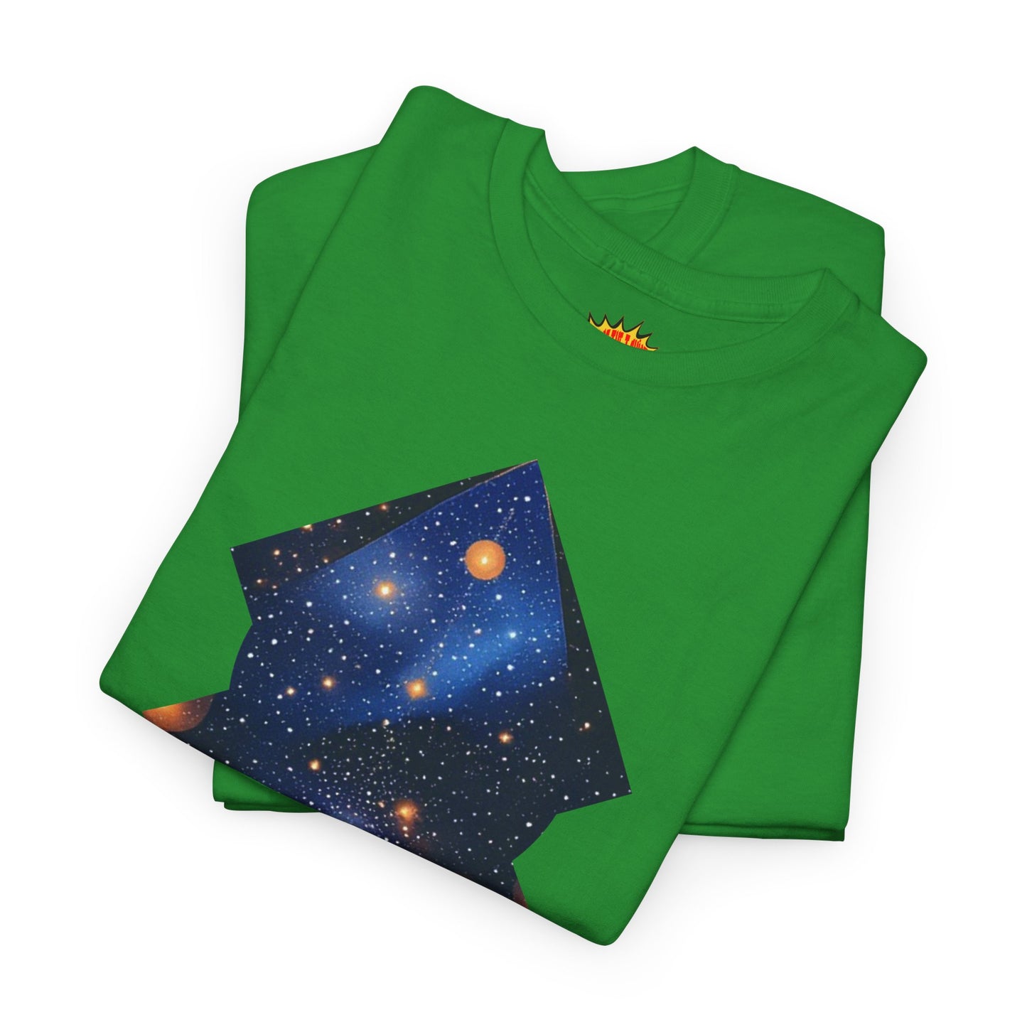 Geometric Shaped Galaxy Graphic Space Art Tee Shirt *Multiple Colors*