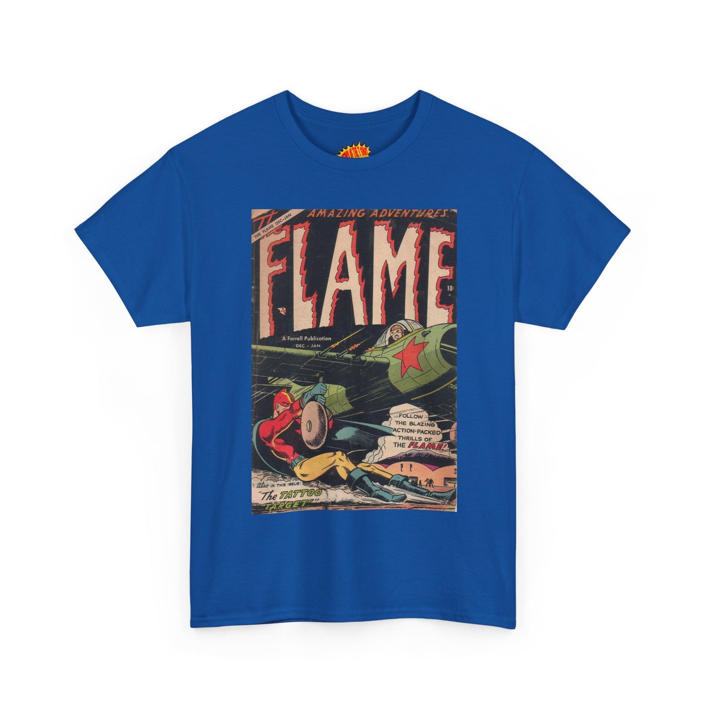 The Flame December - January Comic Tee Shirt *Multiple Colors*