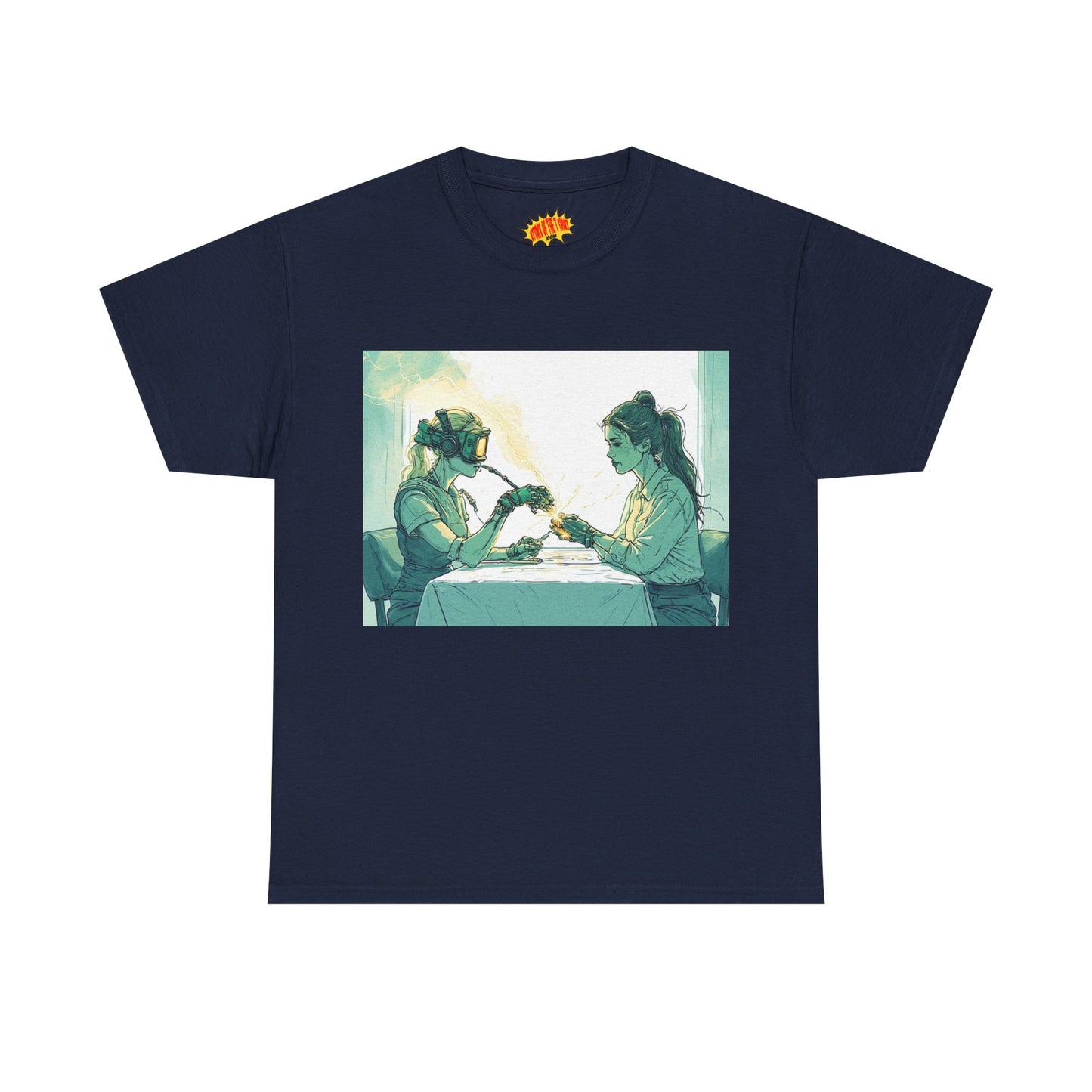 Robot Hands Manicure Scene T-Shirt *Multiple Colors*