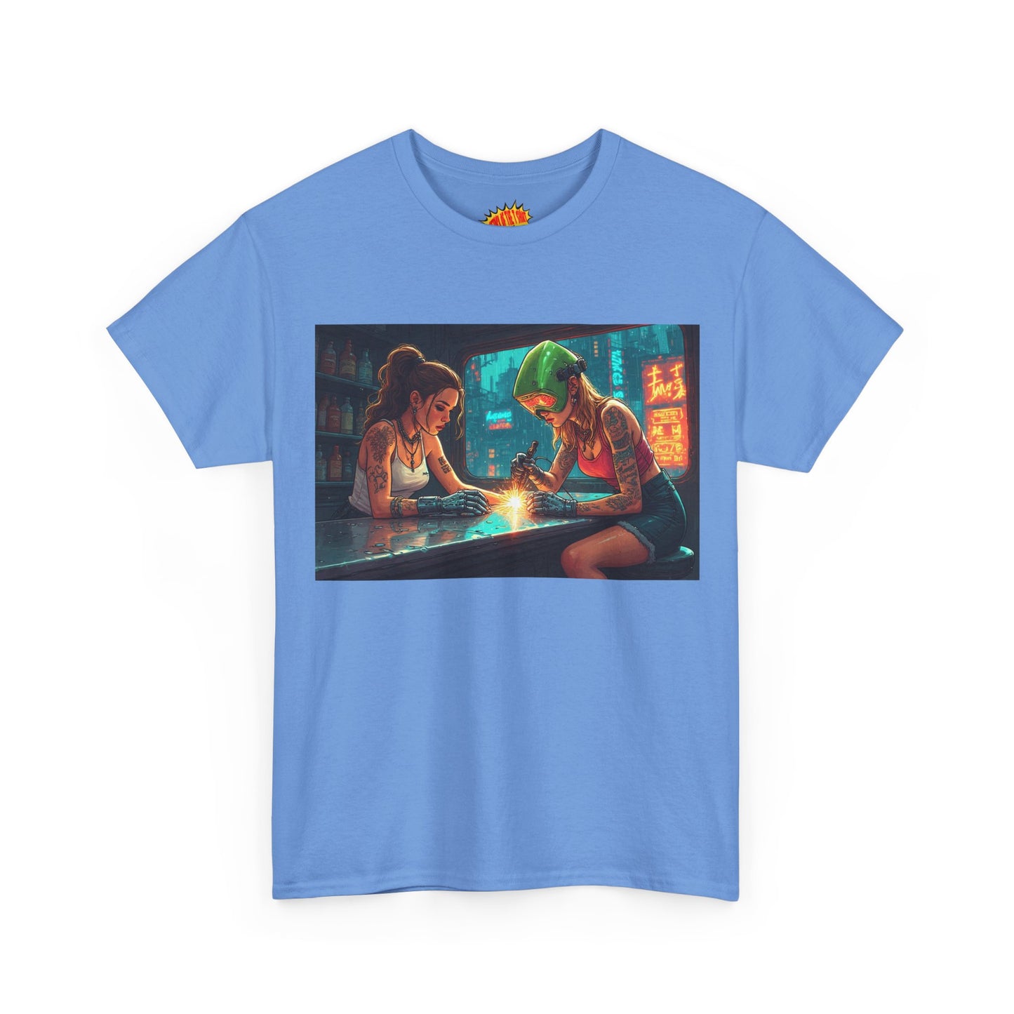 Cyberpunk Robot Hand Repair Scene T-Shirt *Multiple Colors*