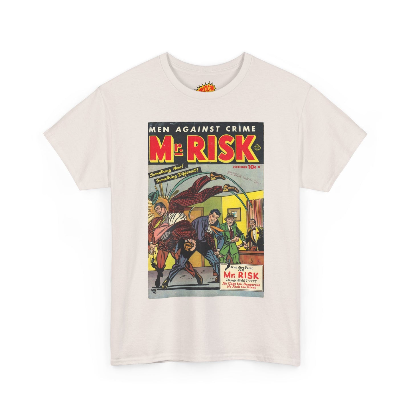 Mr. Risk October Comic Tee Shirt *Multiple Colors*