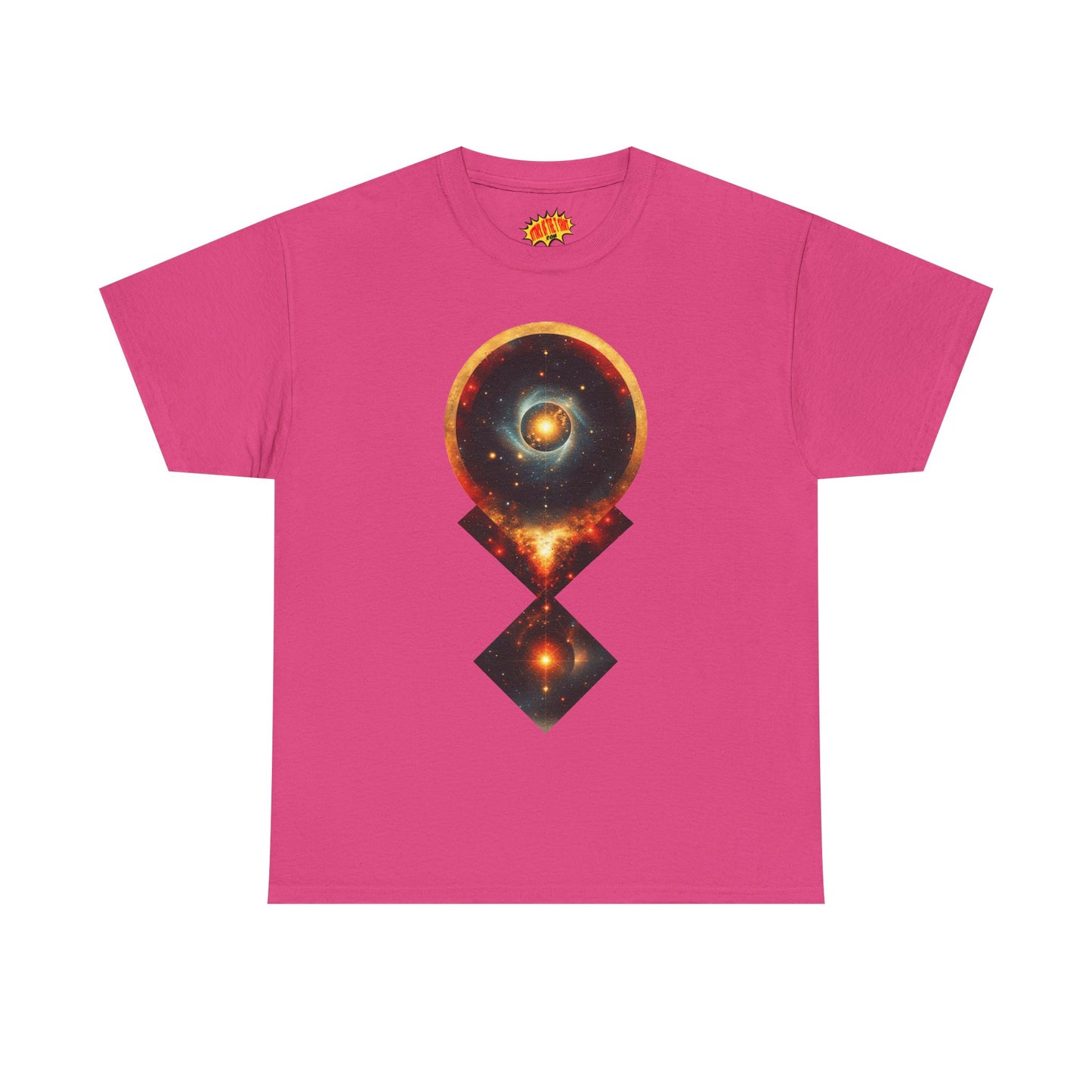 Geometric Space Nebula Graphic Art Tee Shirt *Multiple Colors*