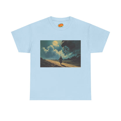 Samurai w/Night Sky Geisha Woman T-Shirt
