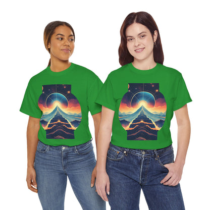 Cosmic Stairway Galaxy Graphic Art Tee Shirt