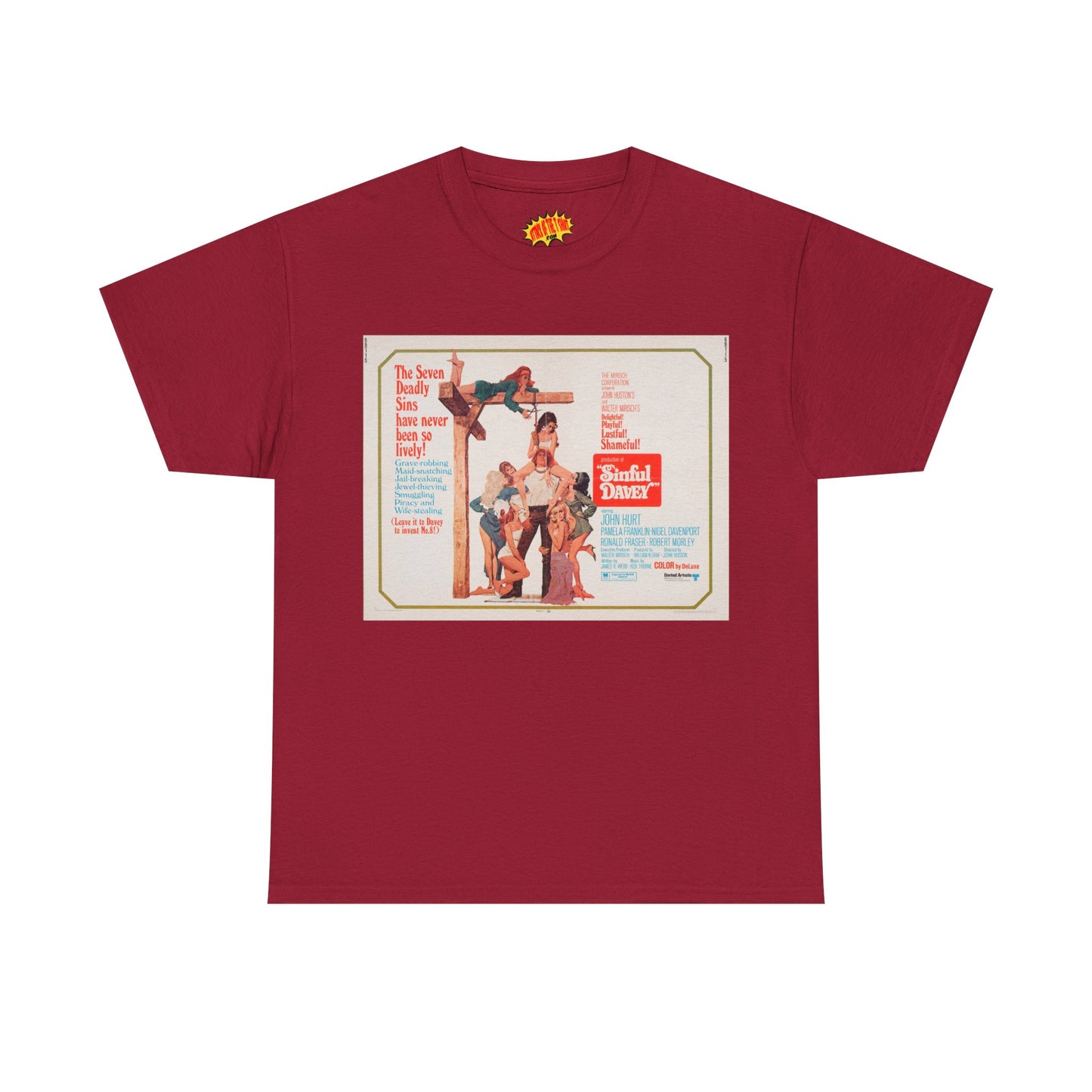 Sinful Davey Movie Poster T-Shirt *Multiple Colors*