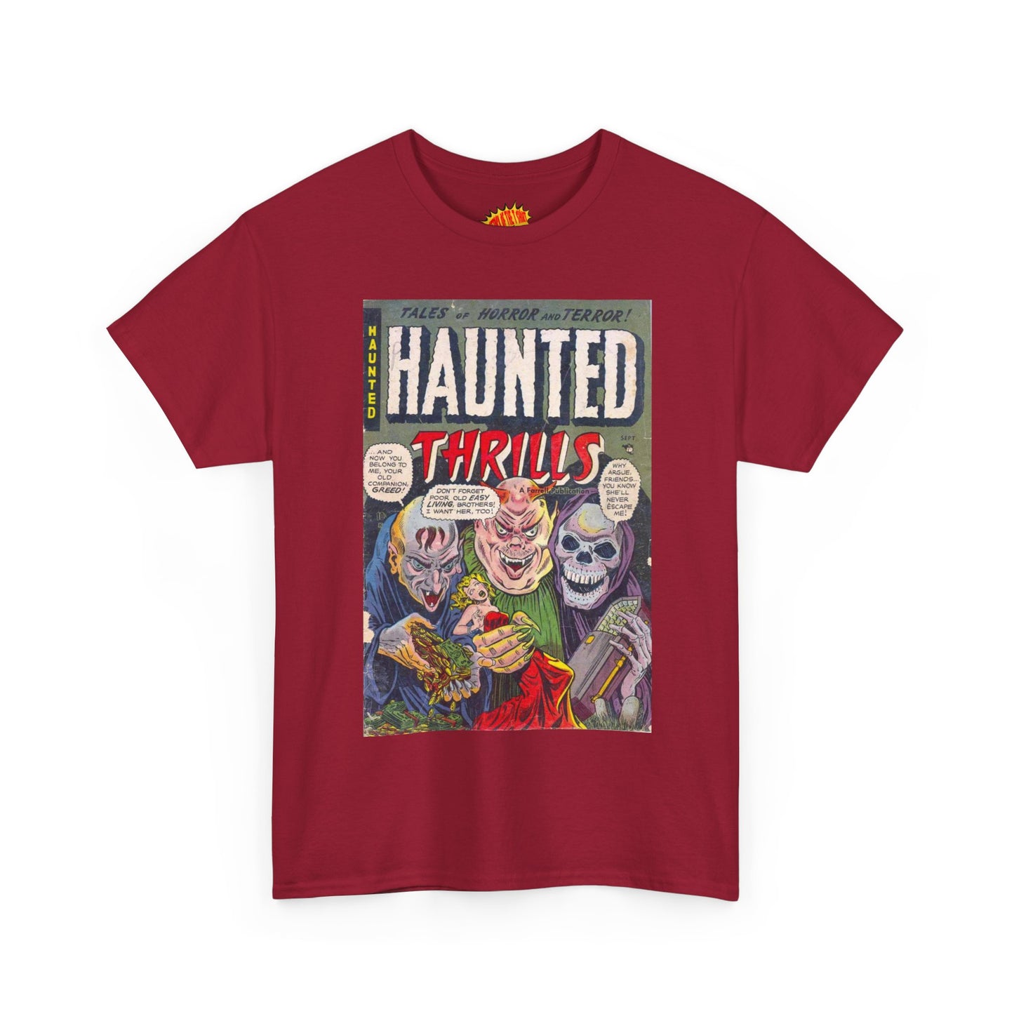 Haunted Thrills September Comic Tee Shirt *Multiple Colors*