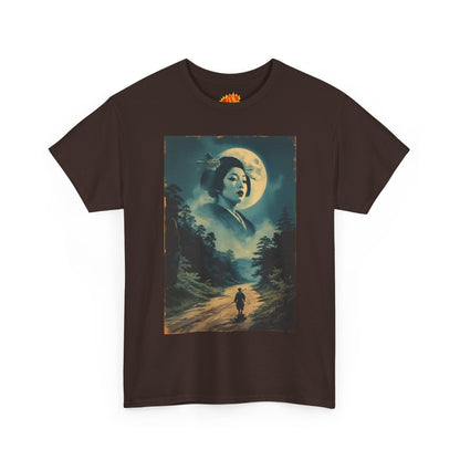 Traveller w/Full Moon Cloud Woman T-Shirt