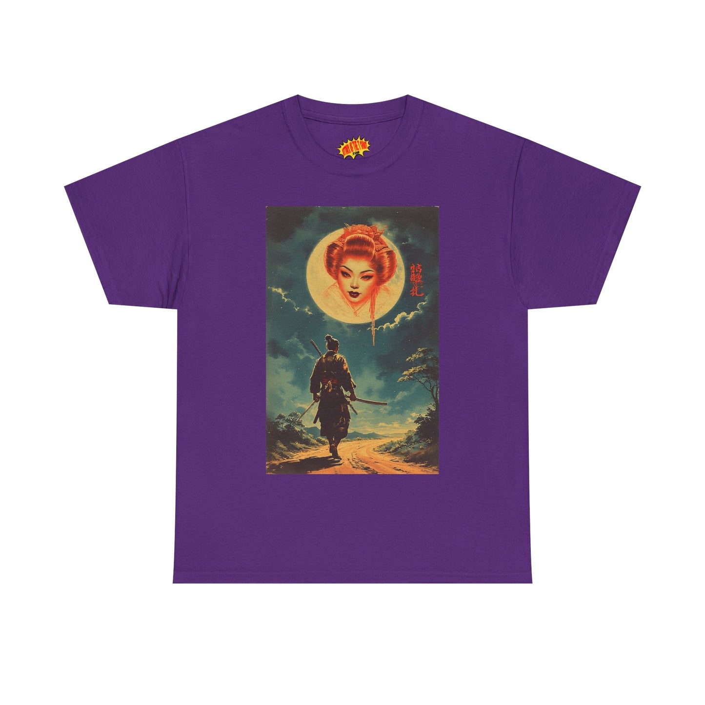 Walking Samurai w/Blood Moon Woman T-Shirt *Multiple Colors*