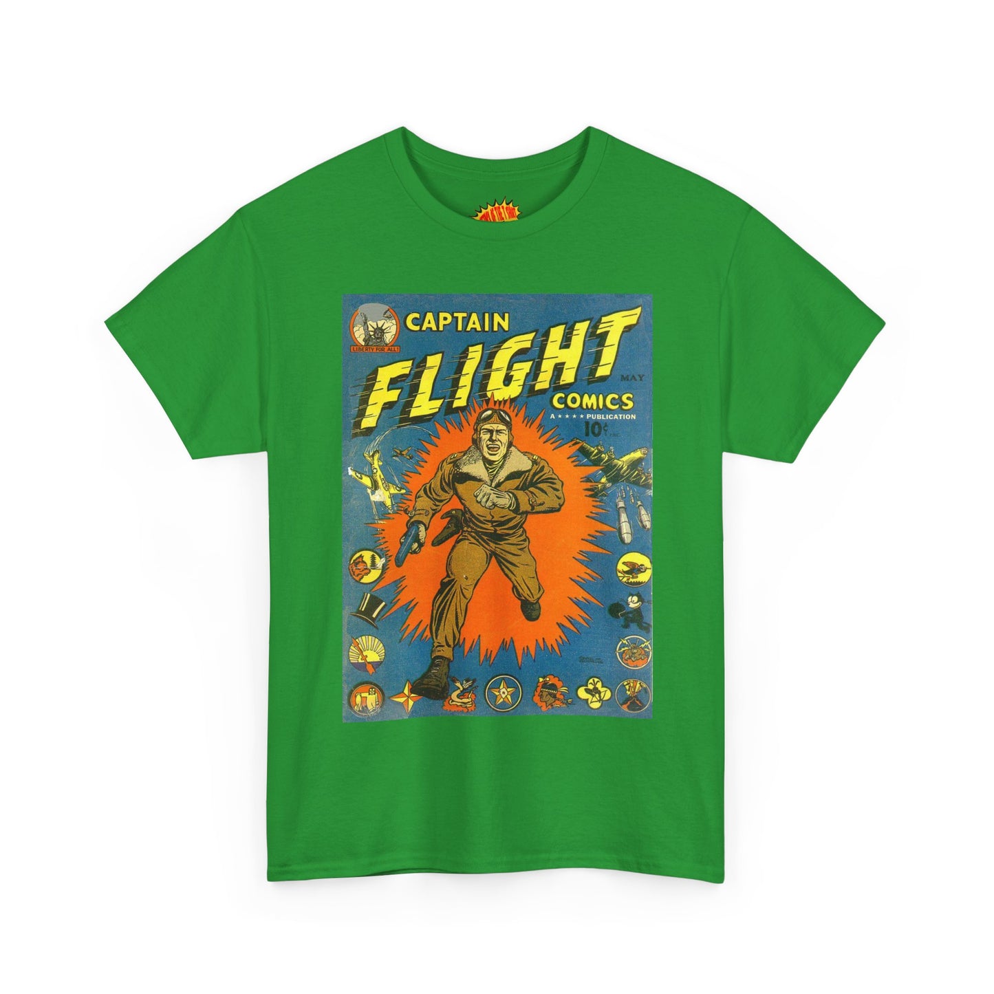 Captain Flight May Comic Tee Shirt *Multiple Colors*