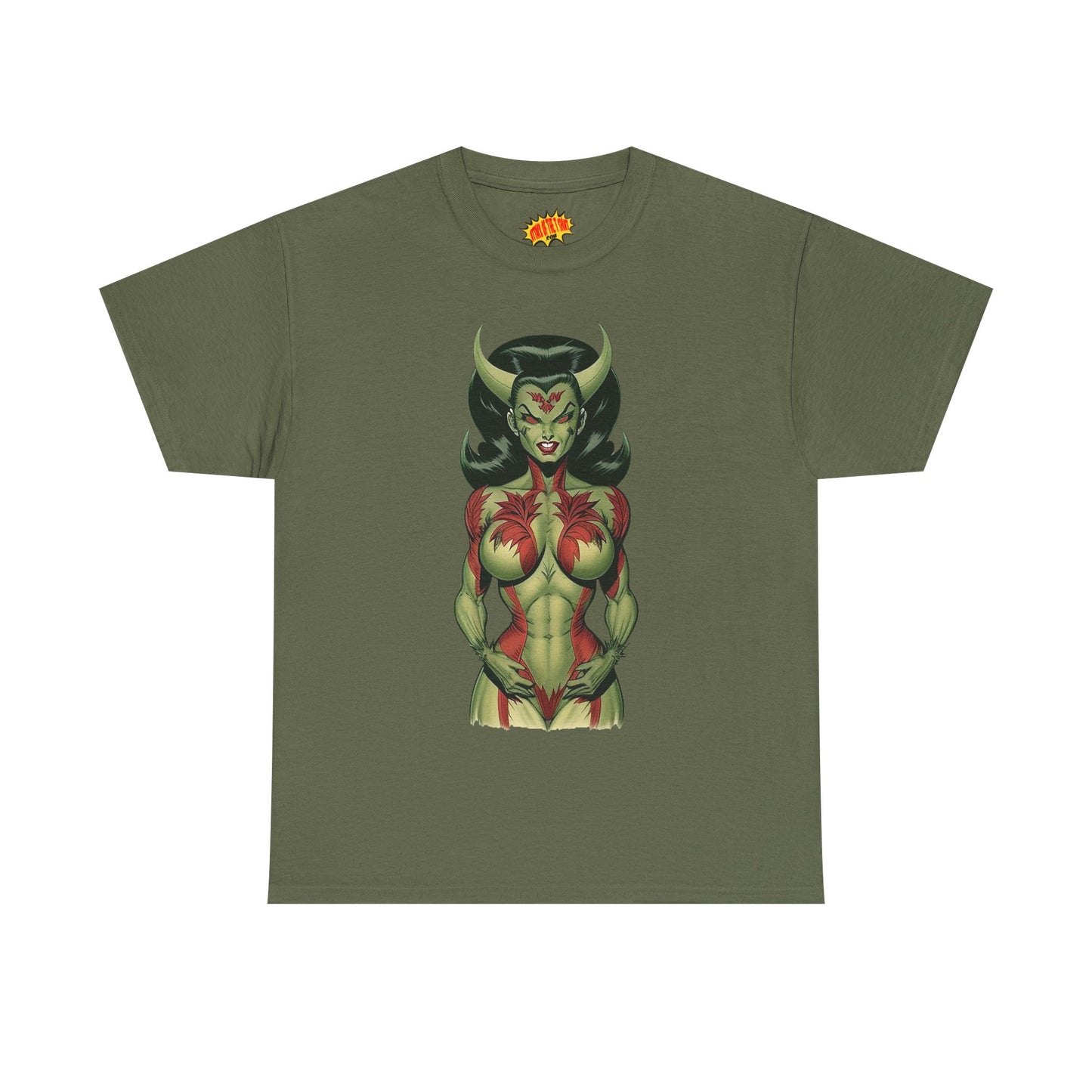 Flower Succubus Devil Fantasy Nature T-Shirt *Multiple Colors*