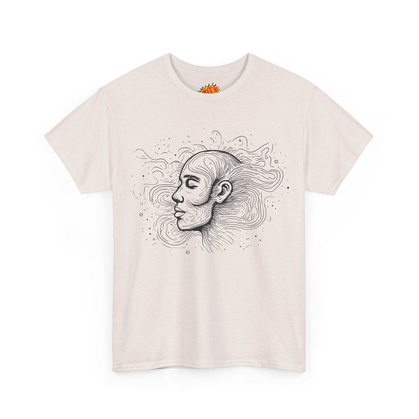 Line Drawing Graphic Art Face Tee Shirt *Multiple Colors*