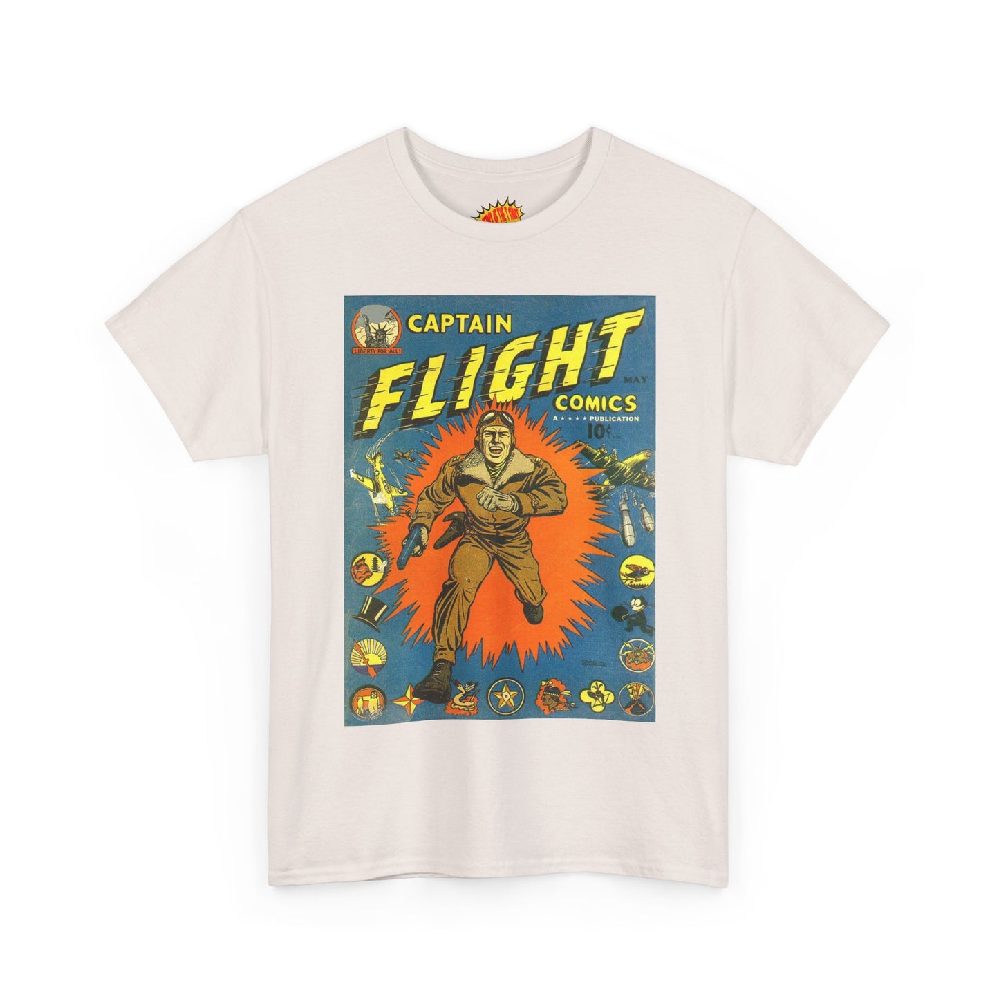 Captain Flight May Comic Tee Shirt *Multiple Colors*