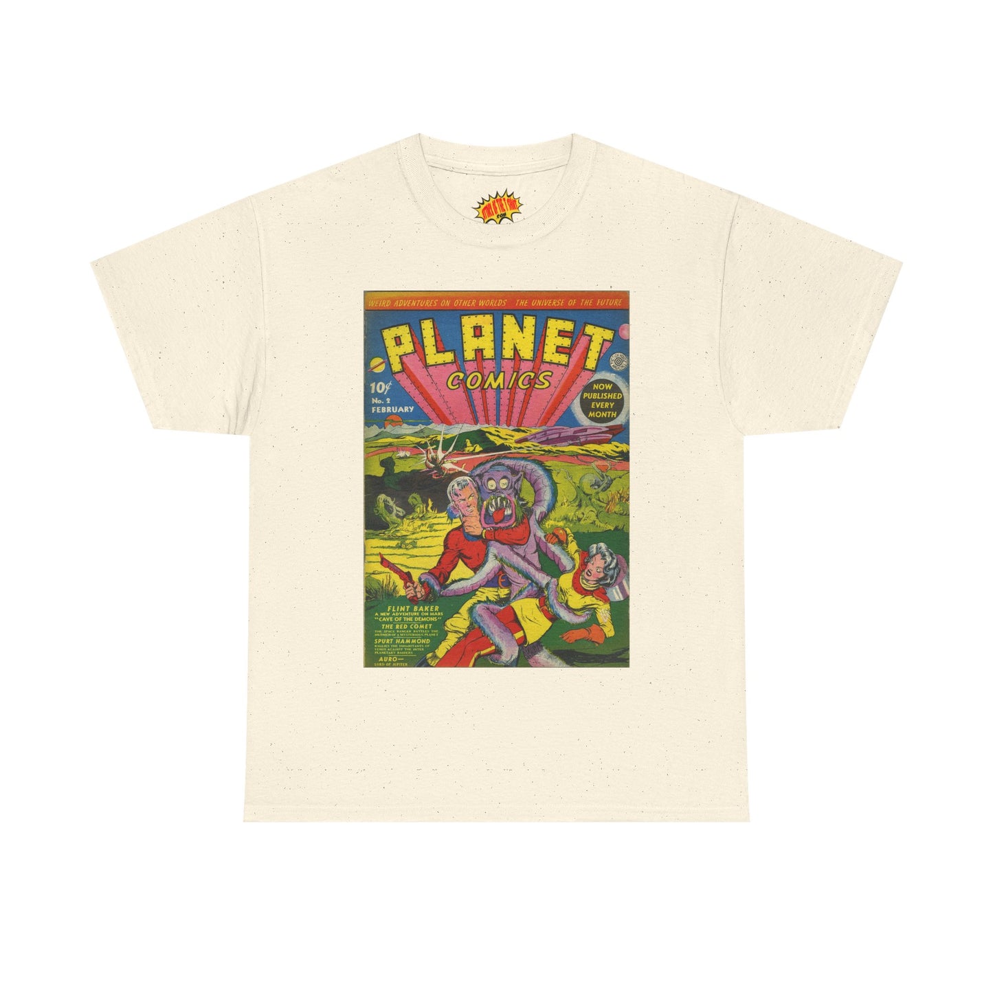 Planet Comics #2 - Heavy Cotton Tee *Light Colors*