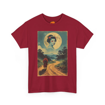 Walking Samurai w/Cloud Moon Woman T-Shirt