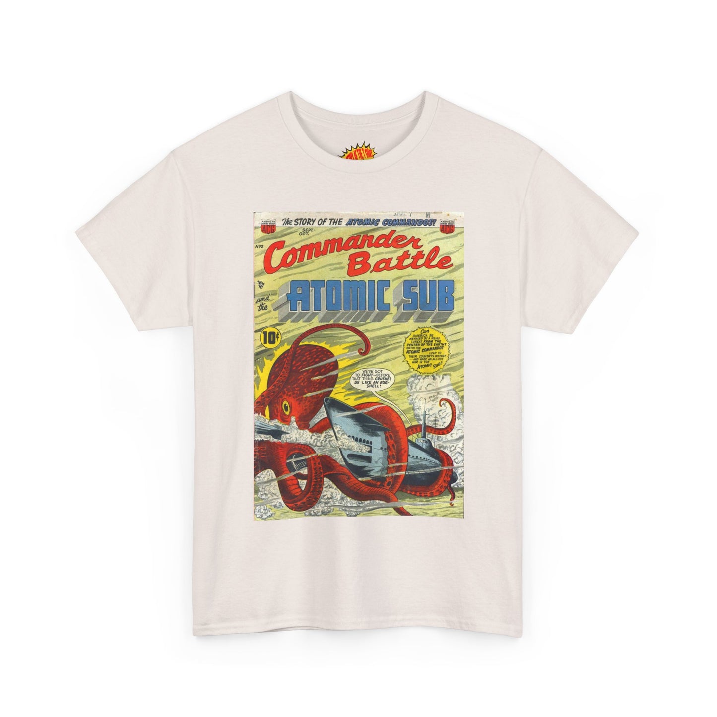 Commander Battle Atomic Sub No. 2 Comic Tee Shirt *Multiple Colors*