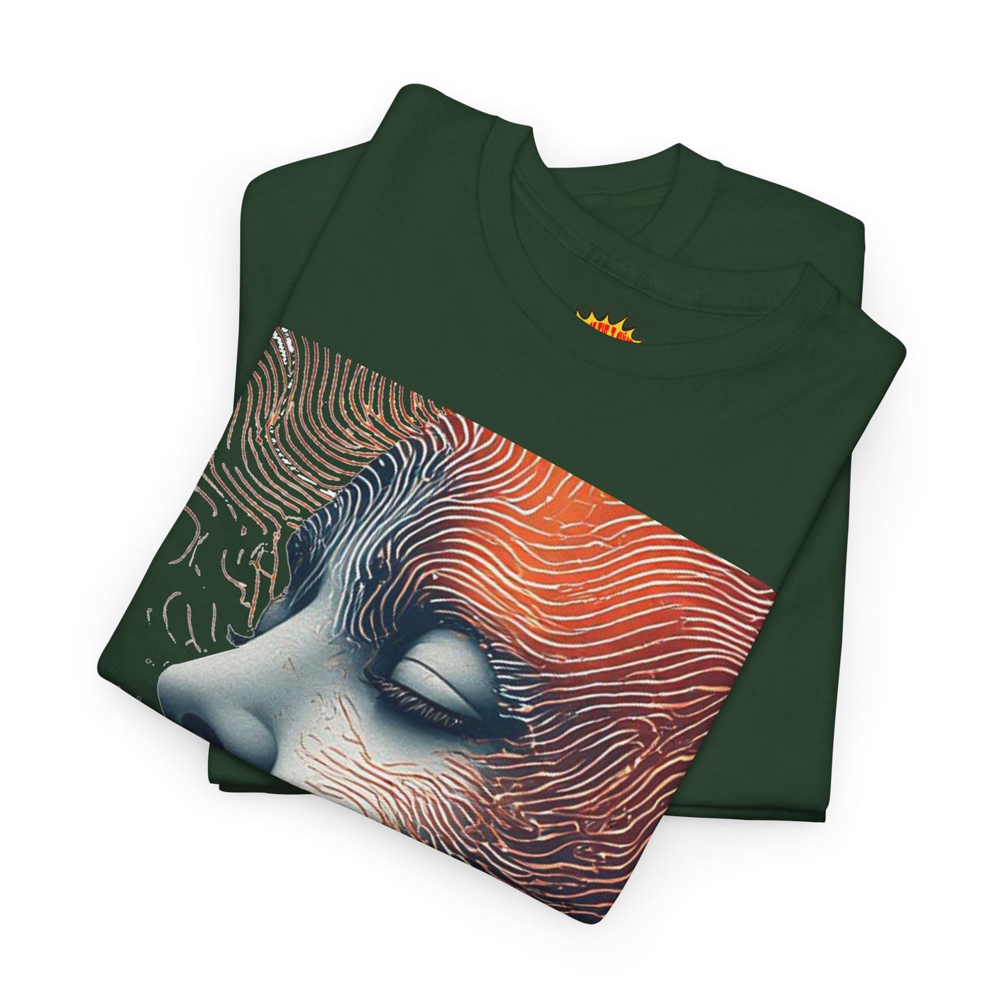 Graphic Art Face Tee Shirt *Multiple Colors*