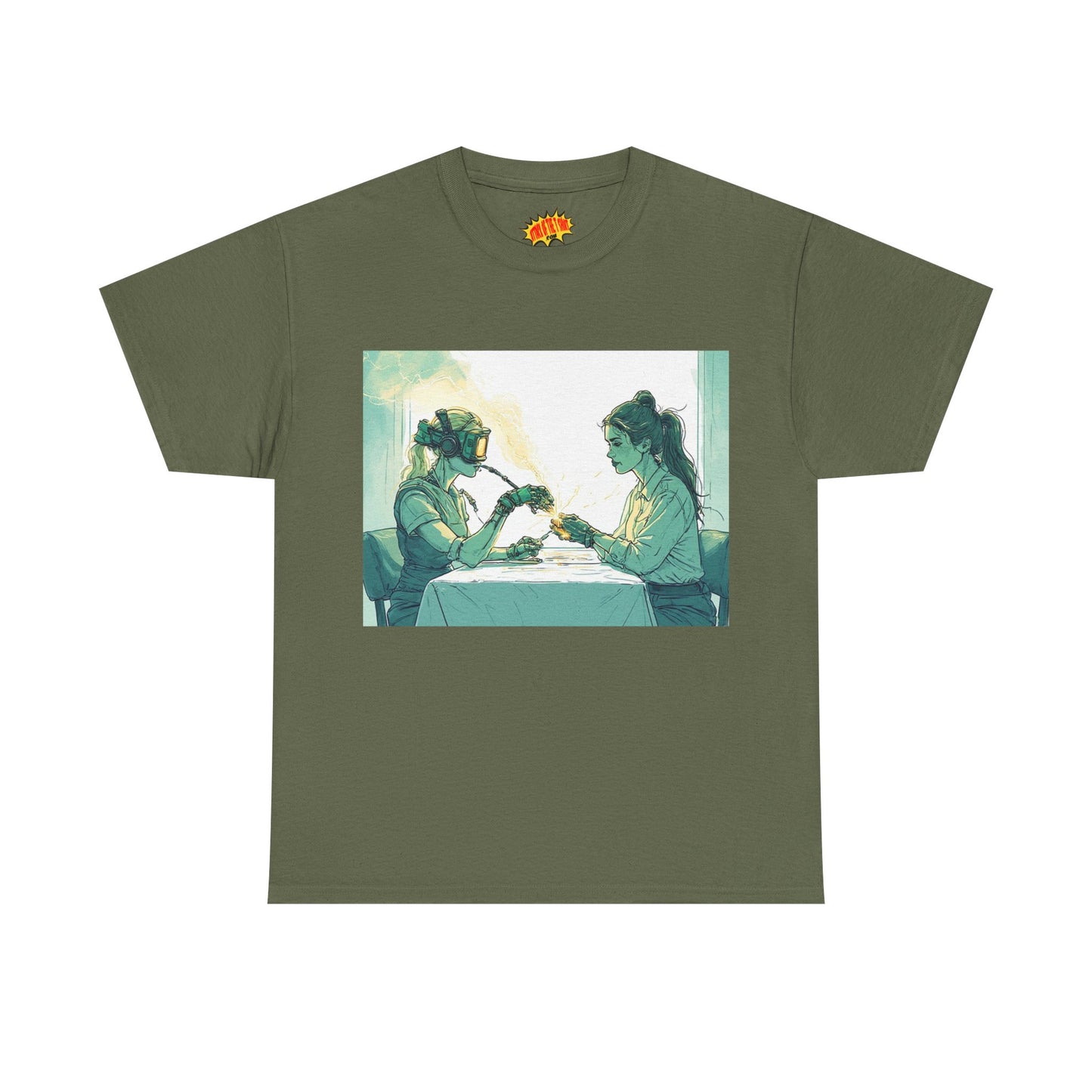 Robot Hands Manicure Scene T-Shirt *Multiple Colors*
