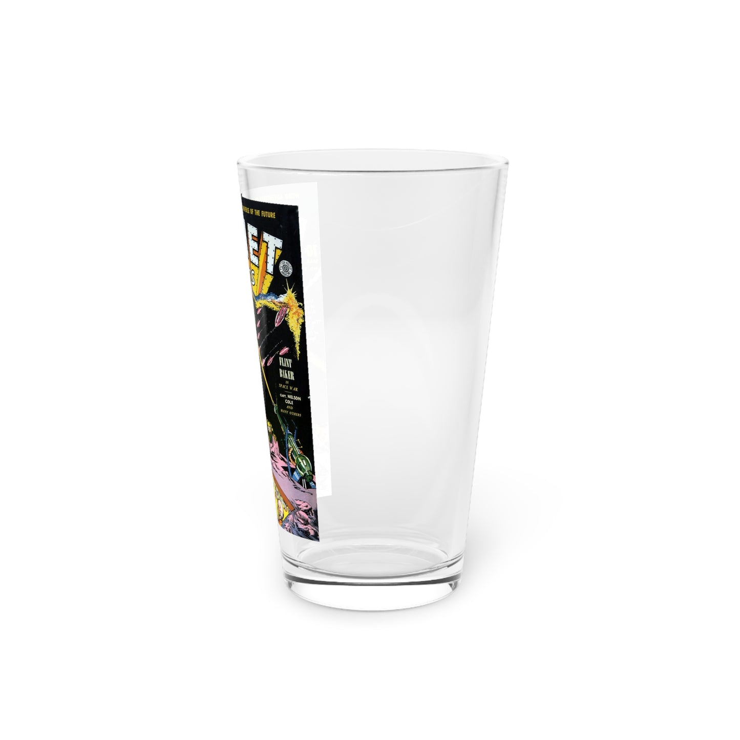 Planet Comics #3 Pint Glass, 16oz