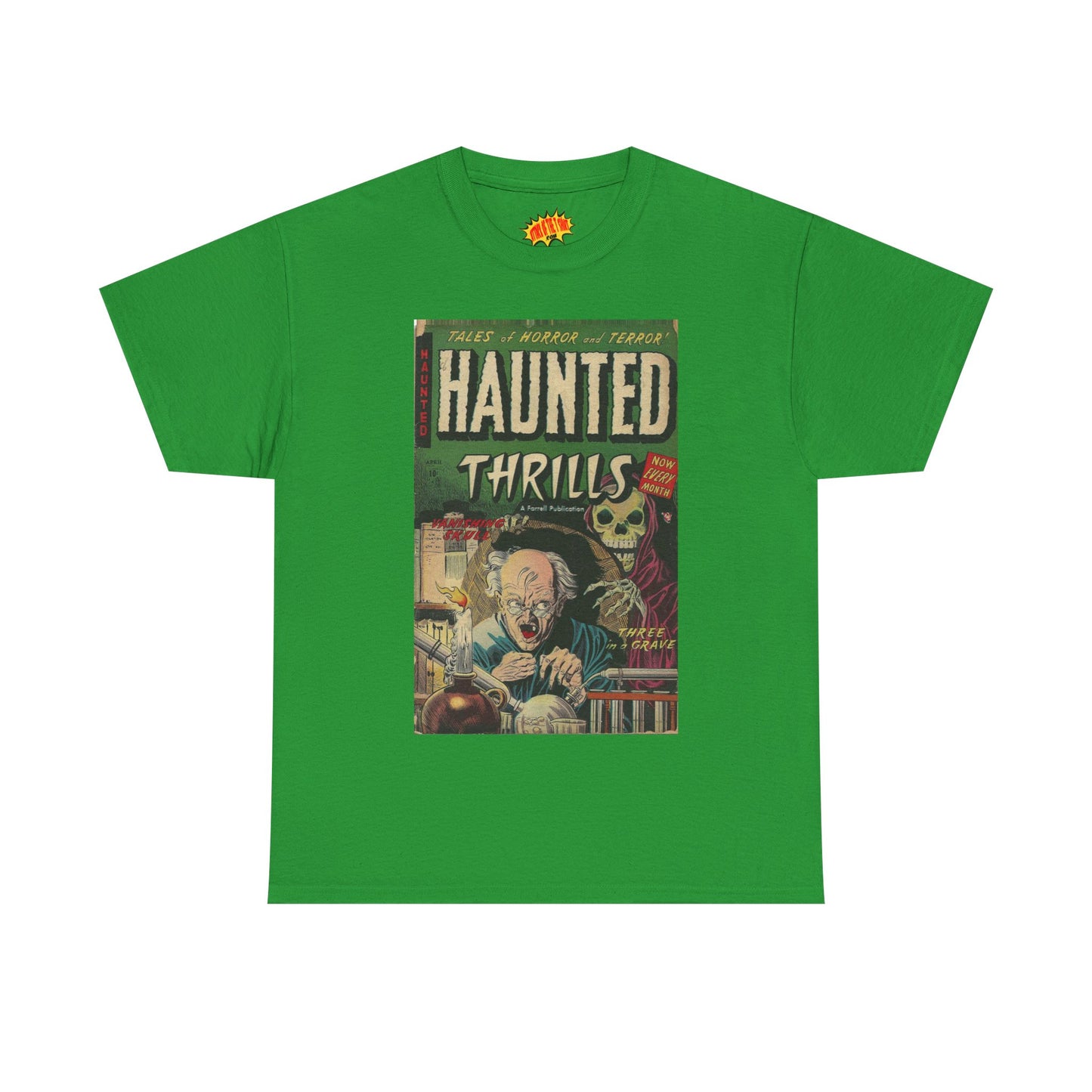 Haunted Thrills April Comic Tee Shirt *Multiple Colors*