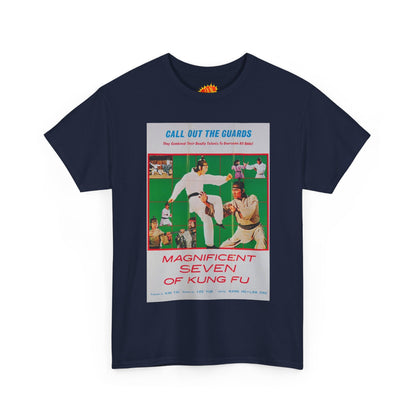 Magnificent Seven of Kung-Fu Movie Poster T-Shirt