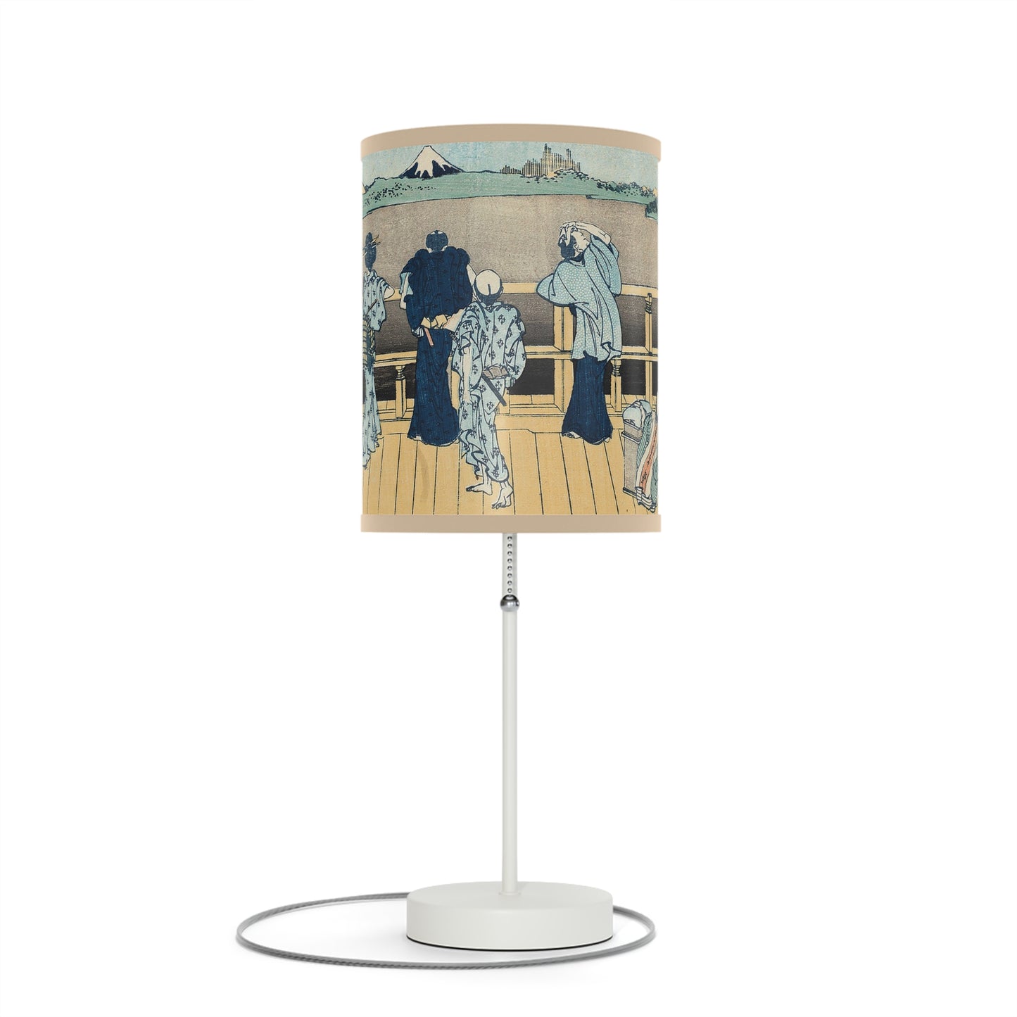 The Sazai Hall by Hokusai Japanese Lamp